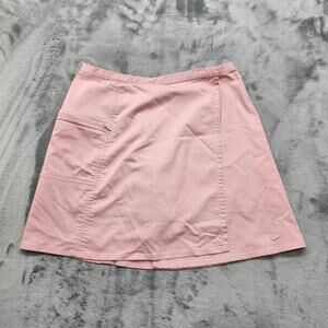 Vintage Nike Golf Skort Womens S Pink‎ Wrap Skirt Shorts Lined Mini Athleisure